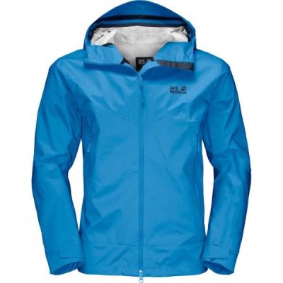 Chaquetas Jack Wolfskin Cloudy Forest Hombre Azules - Chile STV367549